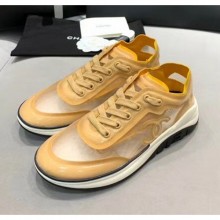 Chanel Classic Mesh Sneaker Apricot 2020 Collection CE01991