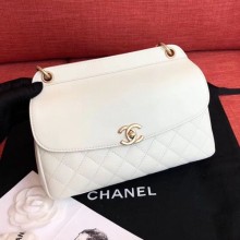 Chanel Flap Bag AS0416 White 2019 Collection CE01436