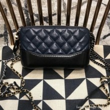 Chanel Gabrielle Clutch on Chain/Mini Bag A94505 Dark Blue/Black 2019 Collection CE02564