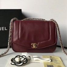 Chanel Lambskin Medium Flap Bag AS1178 Burgundy 2019 Collection CE01565