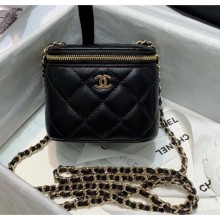 Chanel Mini Vanity with Classic Chain AP1340 Black 2020 Collection CE04029