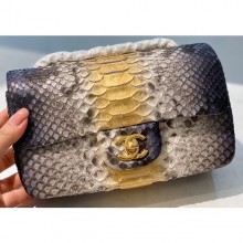 Chanel Python Classic Flap Small Bag A1116 10 CE02830