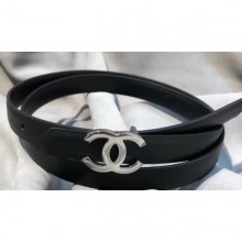 Copy Chanel CC Belt 15mm Width Black 2018 CE01162