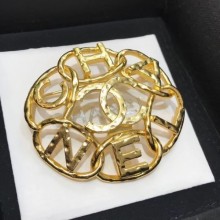 Designer Replica Chanel Gold Metal Brooch 23 2020 Collection CE00807