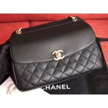 High Quality Imitation Chanel Lambskin/Calfskin Waist Bag AS0419 Black 2019 CE03894