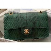 High Quality Imitation Chanel Python Classic Flap Medium Bag A1112 44 CE02080