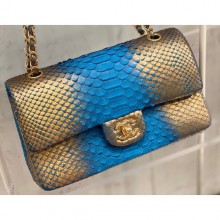 Hot Replica Chanel Python Classic Flap Medium Bag A1112 20 CE01759