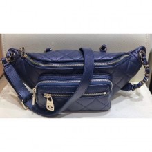 Knockoff Chanel Iridescent Pearl Caviar Grained Calfskin Waist Bag AS0556 Blue 2019 CE02127