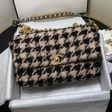 Knockoff Cheap Chanel 19 Small Flap Bag AS1162 Beige/Black 2019 Collection CE00691