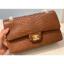 Quality Chanel Python Classic Flap Medium Bag A1112 62 CE00760