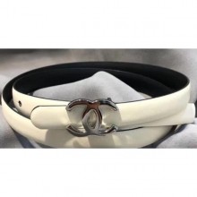 Replica Chanel CC Belt 15mm Width White 2018 Belt CE01107