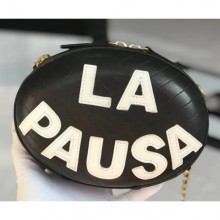 Replica Chanel Embroidered Lambskin La Pausa Evening Bag AS0204 Black 2019 CE03151