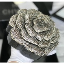 Replica Designer Chanel Resin/Strass Camellia Evening Bag A69841 Silver/Grey 2019 CE03178
