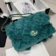 AAA 1:1 Chanel Shearling Lambskin Medium Flap Bag AS1063 Green 2019 Collection CE00550