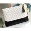AAA Replica Chanel Aged Calfskin Gabrielle Pouch Clutch Large Bag A84288 White CE02007