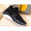 AAA Replica Chanel Fabric Suede Calfskin and TPU Sneakers G35202 Black 2019 CE01856