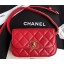 Best Chanel Chain Infinity Waist Bag AS0973 Red 2019 CE04289