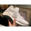 Best Chanel Fabric Suede Calfskin and TPU Sneakers G35202 White 2019 CE03714