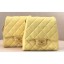 Best Chanel Lambskin with Imitation Pearls Side Pack Bag AS0614 Yellow 2019 CE04254