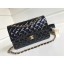 Best Chanel Patent Calfskin Medium Classic Flap Bag A1112 Black(Gold Hardware) Collection CE00876