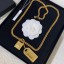 Best Chanel Tag Lock Pendant Long Necklace 2019 Collection CE03826