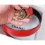 Best Chanel Width 3cm Braided CC Logo Buckle Leather Belt Red CE01977