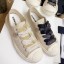 Best Fake Chanel x Converse Asymmetry Laces Sneakers Light Beige 2020 Collection CE01206