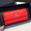 Best Quality Chanel 19 Goatskin Long Flap Wallet AP0955 Bright Red 2019 Collection CE00817