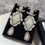 Best Quality Chanel Pearl Long Earrings AB2276 White/Silver 2019 Collection CE03180