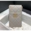 Chanel 19 Phone and Card Holder in Lambskin AP1182 Grey 2020 Collection CE04336