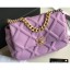 Chanel 19 Small Jersey Flap Bag AS1160 Mauve 2020 CE00793