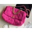 Chanel 19 Tweed Maxi Flap Bag Rosy AS1162 2019 Collection CE01757