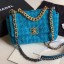 Chanel 19 Tweed Small Flap Bag AS1160 Blue 2019 Collection CE01434