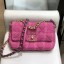Chanel 19 Wool Tweed Flap Bag AS1160 Pink 2019 Collection CE04242