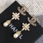 Chanel Bloom Pearl Earrings Crystal/Pearly White 2019 Collection CE02967