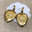 Chanel Brass Heart Earrings 35 2020 Collection CE01798