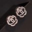 Chanel Camellia Crystal Stud Earrings 2020 Collection CE02445