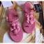Chanel Camellia Thong Sandals Pink 2019 CE02524