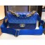 Chanel Caviar Sunset On The Sea Large Classic Flap Bag Blue 2019 CE03361