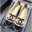Chanel CC Filigree Espadrilles Beige/Black 2019 CE03668