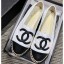 Chanel CC Filigree Espadrilles White/Black 2019 CE02809
