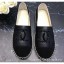 Chanel CC Logo Lambskin and Suede Calfskin Espadrilles Black 2019 CE02626