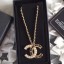 Chanel CC Necklace AB0124 Black 2019 Collection CE04073