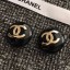 Chanel CC Round Stud Clip-on Earrings Black 2019 Collection CE04040