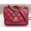 Chanel Chain Handle Mini Flap Bag AS0784 Red 2019 CE02167