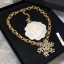 Chanel Chain Snowflake Necklace 2019 Collection CE04353