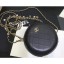 Chanel City Box Round Evening Bag with Pearl Chain AS0203 Black 2019 CE02649
