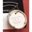 Chanel Crumpled Calfskin/Cotton Small Round Bag AS50075 White 2019 CE02860