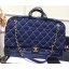Chanel Denim Flap Bowling Luggage Bag 2019 CE01967