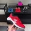 CHANEL FABRIC SNEAKERS G34763 RED/BLACK 2019 CE02146
